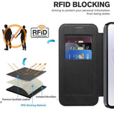Husa pentru Samsung Galaxy A35 5G, Techsuit SmartMag Book Case, albastru