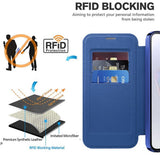 Husa pentru Samsung Galaxy A35 5G, Techsuit SmartMag Book Case, albastru