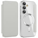 Husa pentru Samsung Galaxy A35 5G, Techsuit SmartMag Book Case, albastru