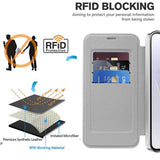 Husa pentru Samsung Galaxy A35 5G, Techsuit SmartMag Book Case, albastru