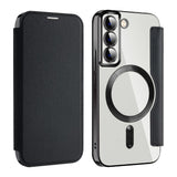 Husa pentru Samsung Galaxy S22 5G, Techsuit SmartMag Book Case, albastru