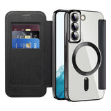 Husa pentru Samsung Galaxy S22 5G, Techsuit SmartMag Book Case, albastru
