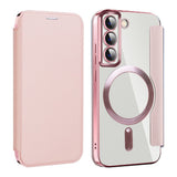 Husa pentru Samsung Galaxy S22 5G, Techsuit SmartMag Book Case, albastru