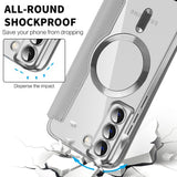 Husa pentru Samsung Galaxy S22 5G, Techsuit SmartMag Book Case, albastru