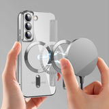 Husa pentru Samsung Galaxy S22 5G, Techsuit SmartMag Book Case, albastru