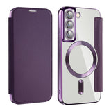 Husa pentru Samsung Galaxy S22 5G, Techsuit SmartMag Book Case, albastru