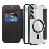 Husa pentru Samsung Galaxy S22 Plus 5G, Techsuit SmartMag Book Case, albastru
