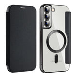 Husa pentru Samsung Galaxy S22 Plus 5G, Techsuit SmartMag Book Case, albastru
