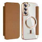 Husa pentru Samsung Galaxy S22 Plus 5G, Techsuit SmartMag Book Case, albastru
