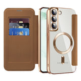 Husa pentru Samsung Galaxy S22 Plus 5G, Techsuit SmartMag Book Case, albastru