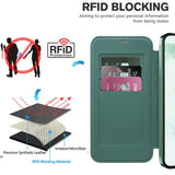 Husa pentru Samsung Galaxy S22 Plus 5G, Techsuit SmartMag Book Case, albastru