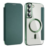 Husa pentru Samsung Galaxy S22 Plus 5G, Techsuit SmartMag Book Case, albastru