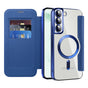 Husa pentru Samsung Galaxy S22 Plus 5G, Techsuit SmartMag Book Case, albastru