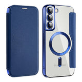 Husa pentru Samsung Galaxy S22 Plus 5G, Techsuit SmartMag Book Case, albastru