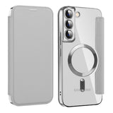 Husa pentru Samsung Galaxy S22 Plus 5G, Techsuit SmartMag Book Case, albastru