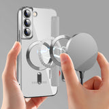 Husa pentru Samsung Galaxy S22 Plus 5G, Techsuit SmartMag Book Case, albastru