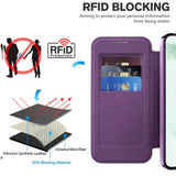 Husa pentru Samsung Galaxy S22 Plus 5G, Techsuit SmartMag Book Case, albastru