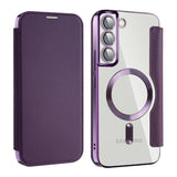 Husa pentru Samsung Galaxy S22 Plus 5G, Techsuit SmartMag Book Case, albastru