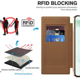 Husa pentru Samsung Galaxy S22 Ultra 5G, Techsuit SmartMag Book Case, albastru