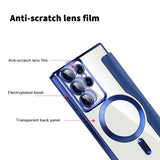 Husa pentru Samsung Galaxy S22 Ultra 5G, Techsuit SmartMag Book Case, albastru