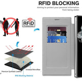 Husa pentru Samsung Galaxy S22 Ultra 5G, Techsuit SmartMag Book Case, albastru