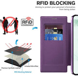 Husa pentru Samsung Galaxy S22 Ultra 5G, Techsuit SmartMag Book Case, albastru