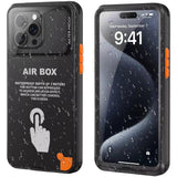 Husa pentru iPhone 12, ShellBox AirBox Waterproof IP68 Case (6.1 inch), albastru