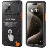 Husa pentru iPhone 12 Pro Max, ShellBox AirBox Waterproof IP68 (6.7 inch), albastru