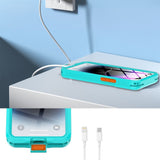 Husa pentru iPhone 12, ShellBox AirBox Waterproof IP68 Case (6.1 inch), albastru