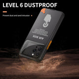 Husa pentru iPhone 12, ShellBox AirBox Waterproof IP68 Case (6.1 inch), albastru