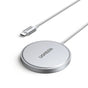 Incarcator wireless UGREEN Magnetic Incarcator Wireless W703 (35565), Fast Charge, Universal, USB-C, Qi2, 15W, 5V/3A, Type-C Cable, 1.5m, alb
