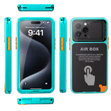 Husa pentru iPhone 12 Pro Max, ShellBox AirBox Waterproof IP68 (6.7 inch), albastru