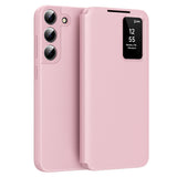 Husa pentru Samsung Galaxy S22 5G, Techsuit SmartView Series, albastru