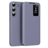 Husa pentru Samsung Galaxy S22 Plus 5G, Techsuit SmartView Series, albastru
