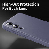 Husa pentru Samsung Galaxy S25 Edge, Techsuit SmartView Series, albastru
