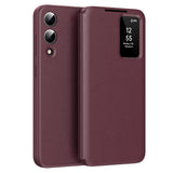 Husa pentru Samsung Galaxy S25 Edge, Techsuit SmartView Series, albastru
