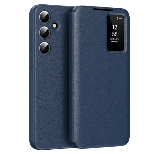 Husa pentru Samsung Galaxy A56 5G, Techsuit SmartView Series, albastru