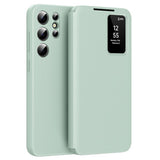 Husa pentru Samsung Galaxy S25 Ultra, Techsuit SmartView Series, albastru