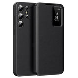 Husa pentru Samsung Galaxy S25 Ultra, Techsuit SmartView Series, albastru