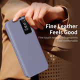 Husa pentru Samsung Galaxy S25, Techsuit SmartView Series, albastru