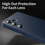 Husa pentru Samsung Galaxy S25, Techsuit SmartView Series, albastru