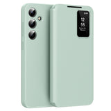 Husa pentru Samsung Galaxy S25, Techsuit SmartView Series, albastru