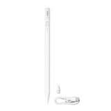 Stylus pen Baseus Smooth Writing III Series (P80080805213-00), pentru iPad, Wired Charging, Active Wireless Version, alb