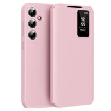 Husa pentru Samsung Galaxy S24 FE, Techsuit SmartView Series, albastru