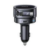 Incarcator auto Baseus PrimeTrip VR1 (C00069001121-00), cu Retractabil Cable, 2 x Type-C, USB, 60W, negru
