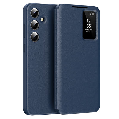 Husa pentru Samsung Galaxy A55 5G, Techsuit SmartView Series, albastru