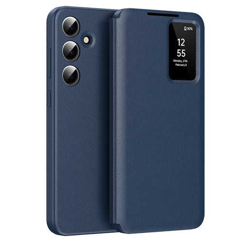 Husa pentru Samsung Galaxy A55 5G, Techsuit SmartView Series, albastru