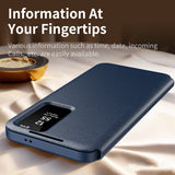 Husa pentru Samsung Galaxy S24, Techsuit SmartView Series, albastru