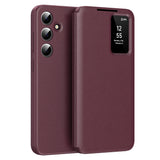 Husa pentru Samsung Galaxy S24 Plus, Techsuit SmartView Series, albastru
