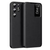 Husa pentru Samsung Galaxy S24 Ultra, Techsuit SmartView Series, albastru